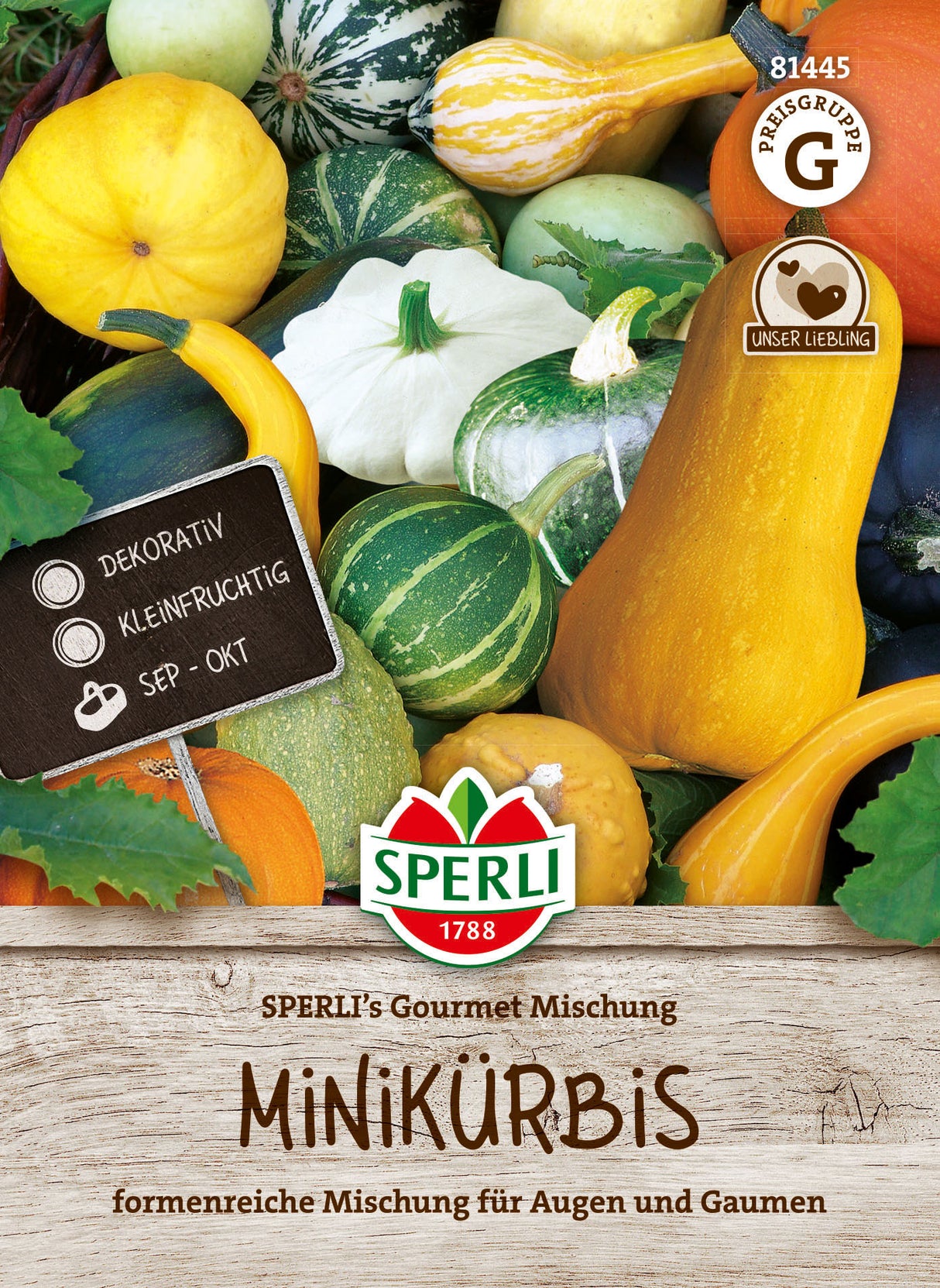 SPERLI Minikürbis SPERLI's Gourmet Mischung