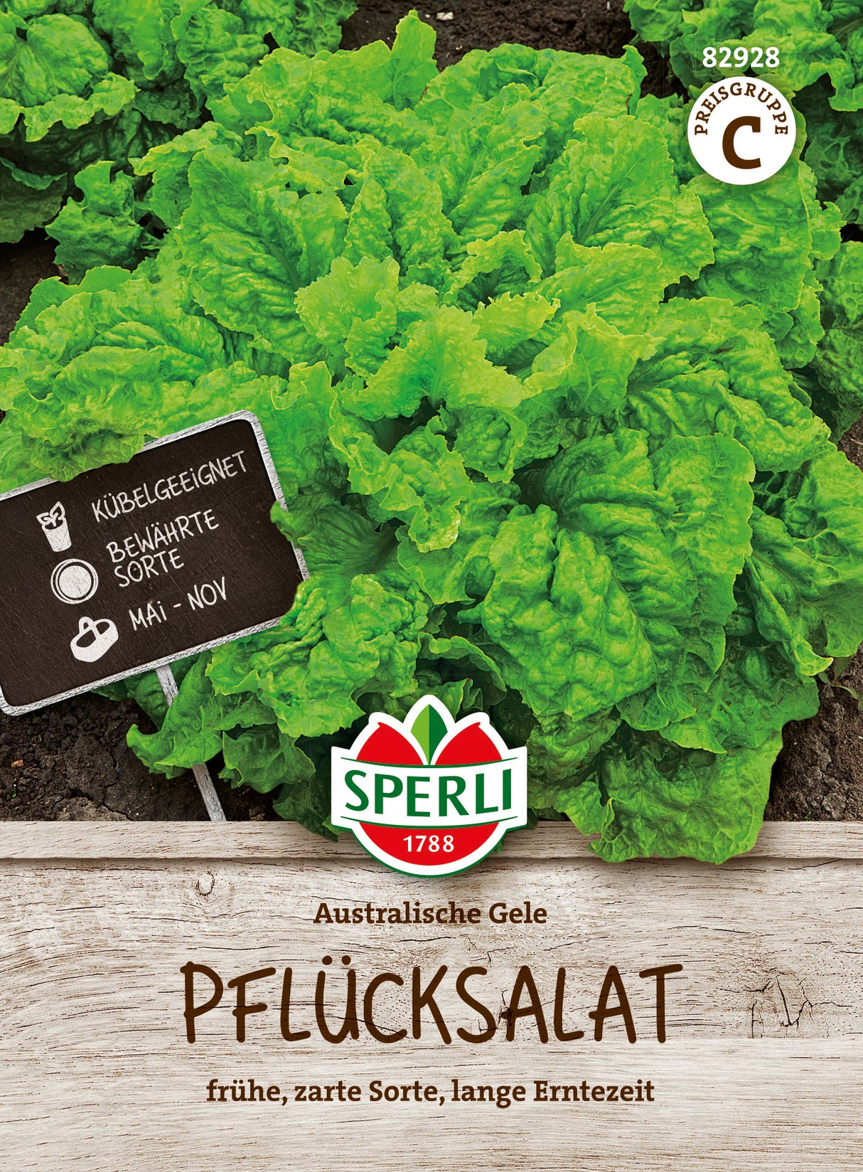 SPERLI Pflück- & Schnittsalat Australische Gele