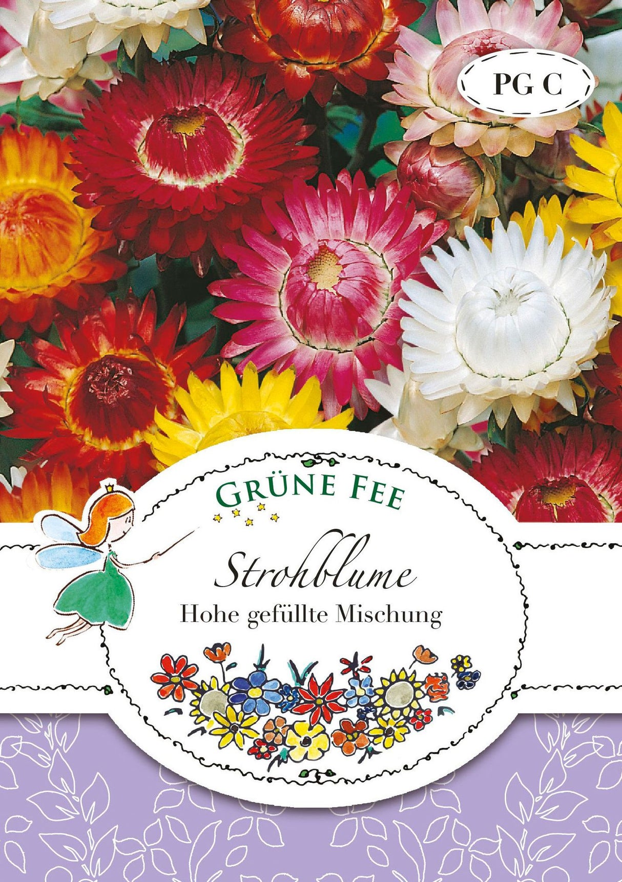 Grüne Fee Strohblumen Gefüllte Mischung