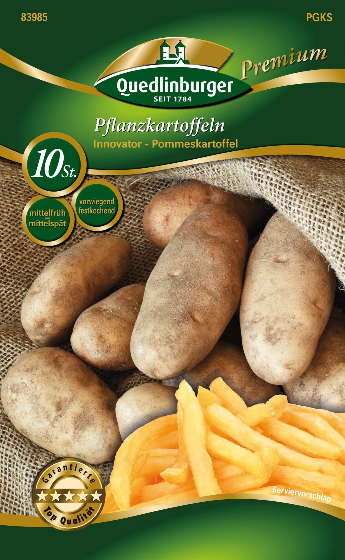 Quedlinburger Pflanzkartoffel Innovator 10 Stück