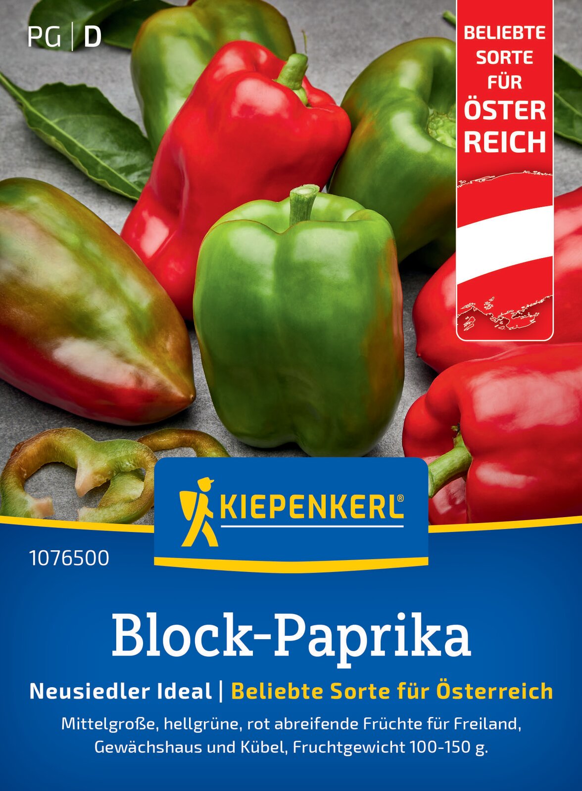 Kiepenkerl Paprika Neusiedler Ideal Österreich Sorte