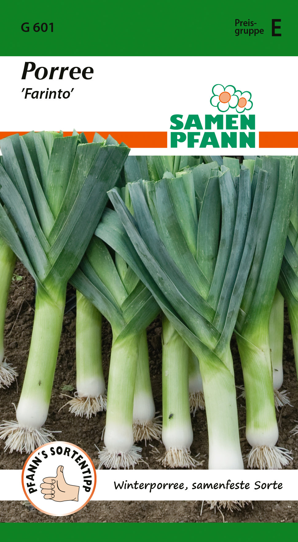 Samen Pfann Porree Farinto