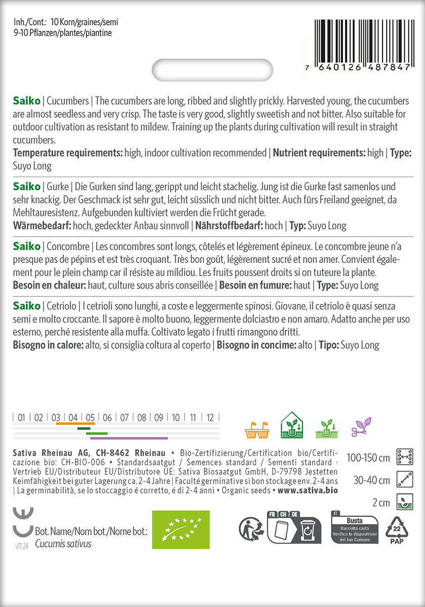 Sativa Gurke Saiko