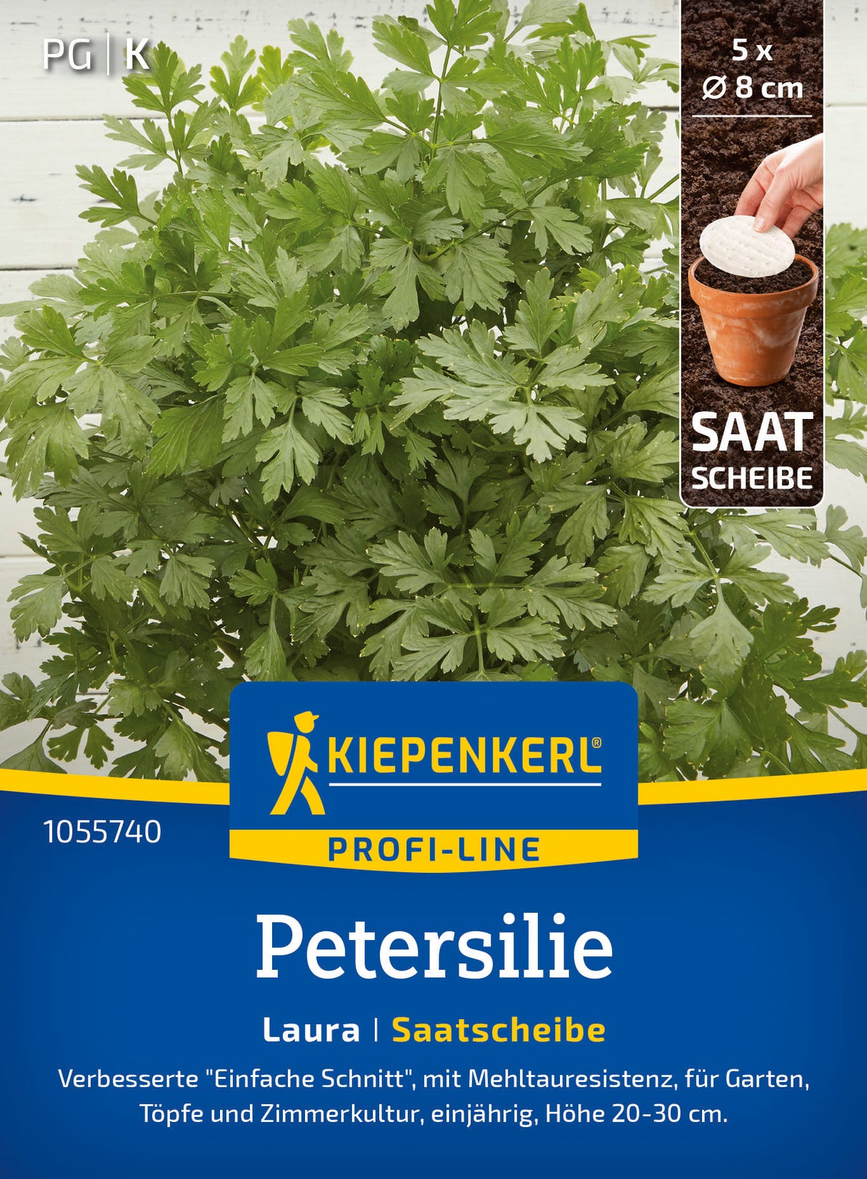 Kiepenkerl Petersilie Laura Saatscheibe