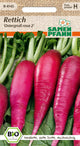 Samen Pfann BIO Rettich Ostergruß rosa 2