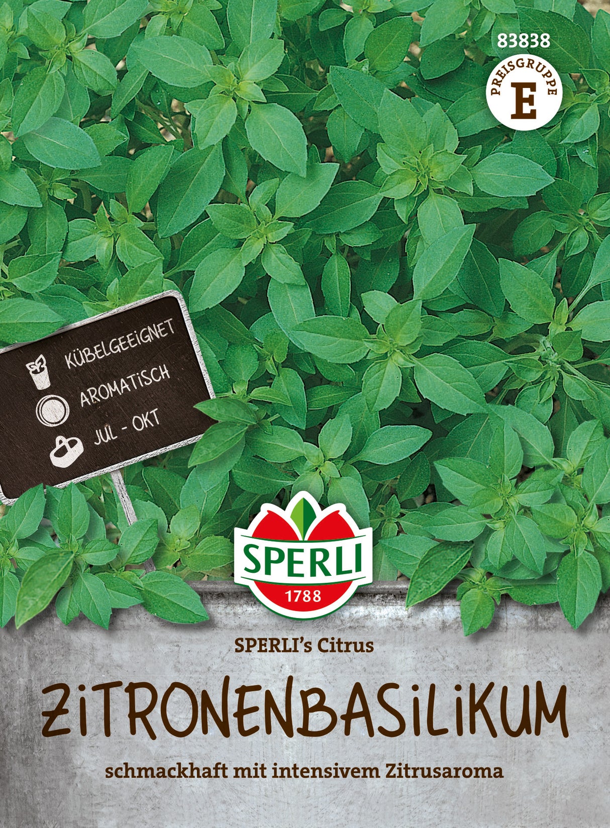 SPERLI Basilikum SPERLI's Citrus