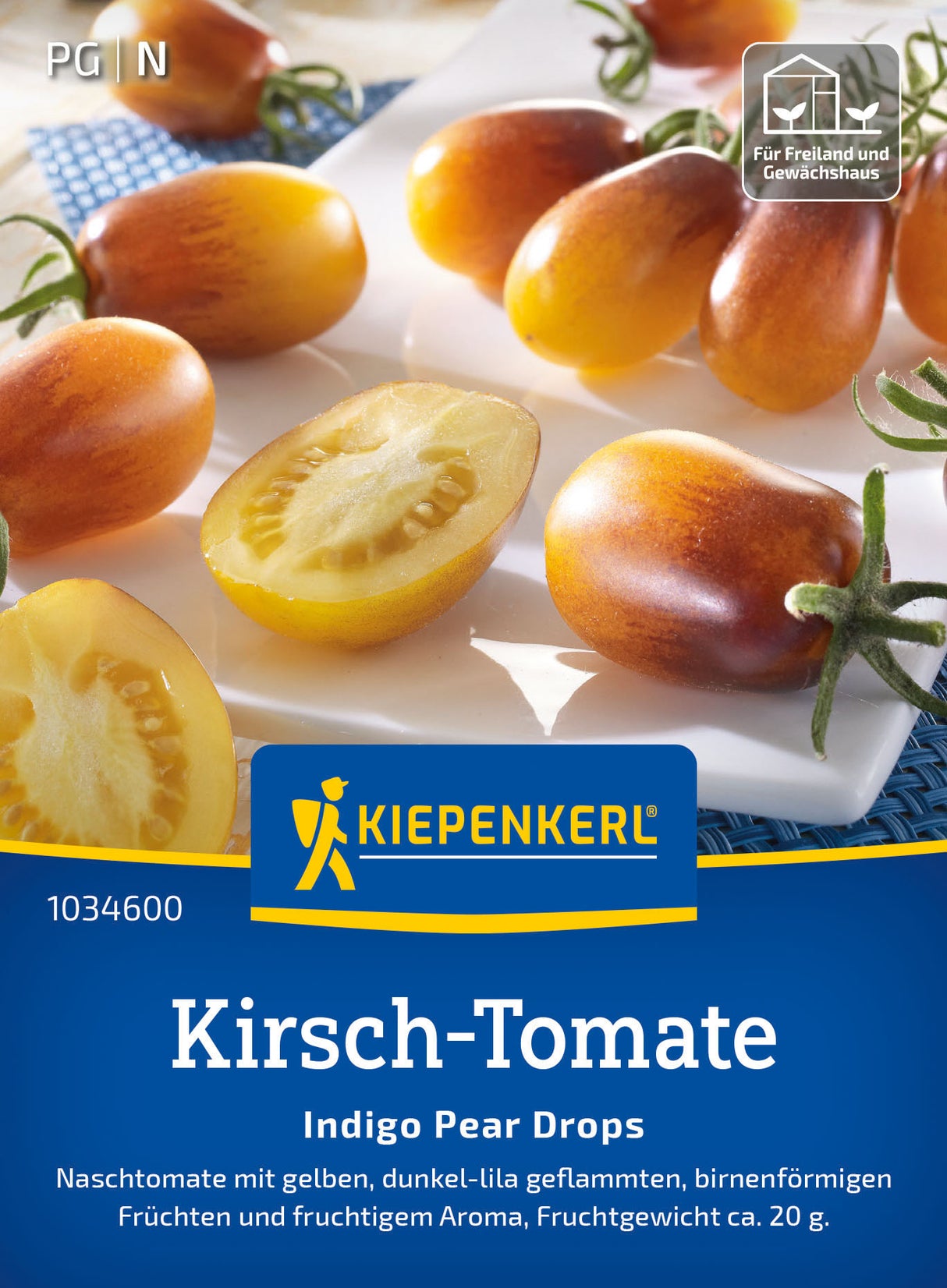 Kiepenkerl Cherrytomaten Indigo Pear Drops