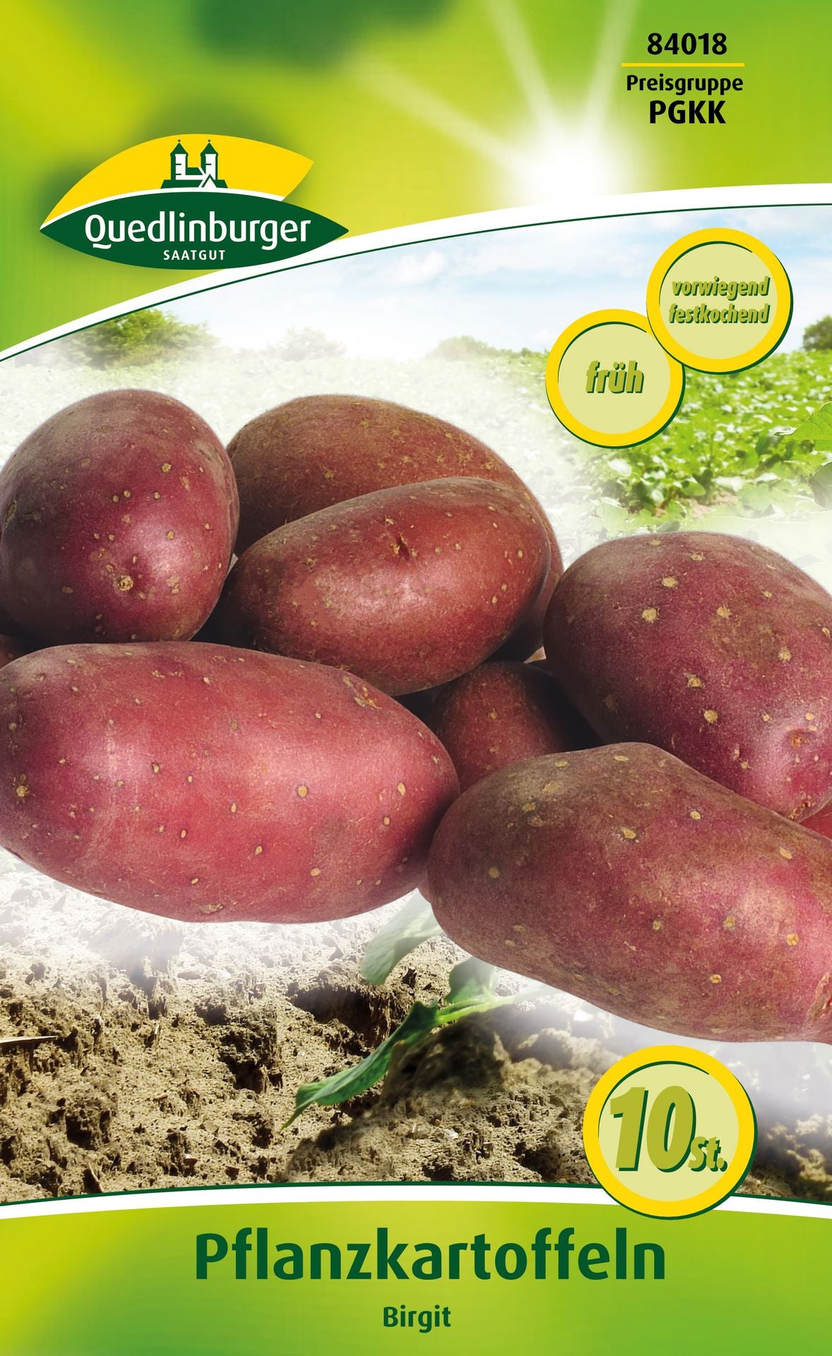 Quedlinburger Pflanzkartoffel Birgit 10 Stück