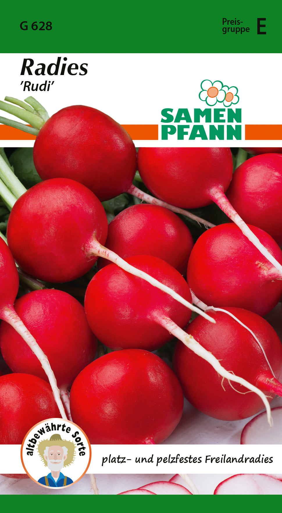 Samen Pfann Radies Rudi