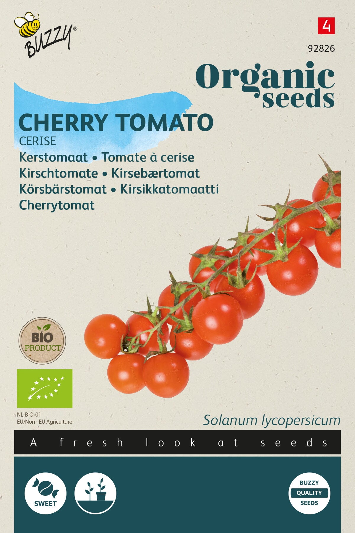 Buzzy Organic Seeds BIO Cherrytomaten Cerise