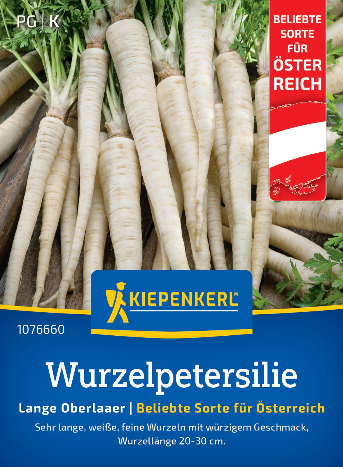 Kiepenkerl Wurzelpetersilie Lange Oberlaaer Österreich Sorte