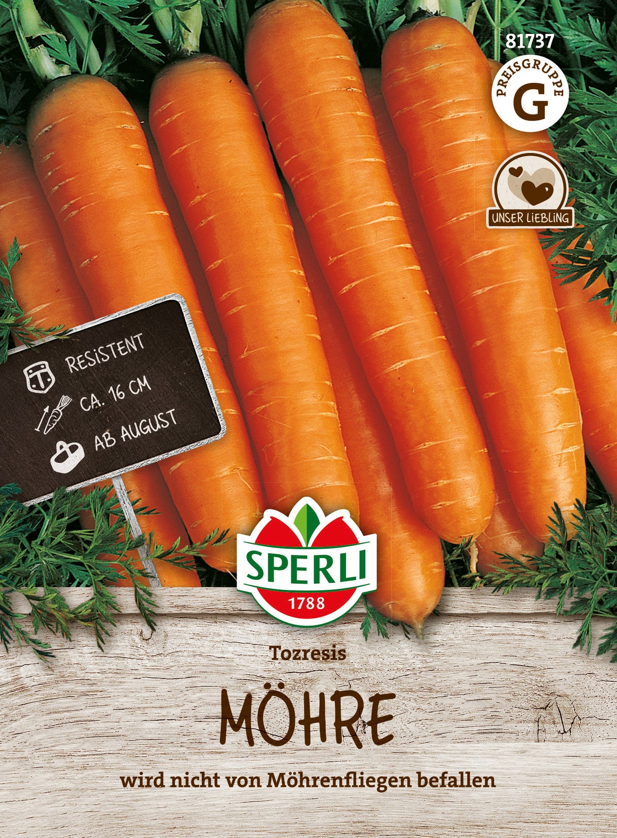 SPERLI Möhre Tozresis