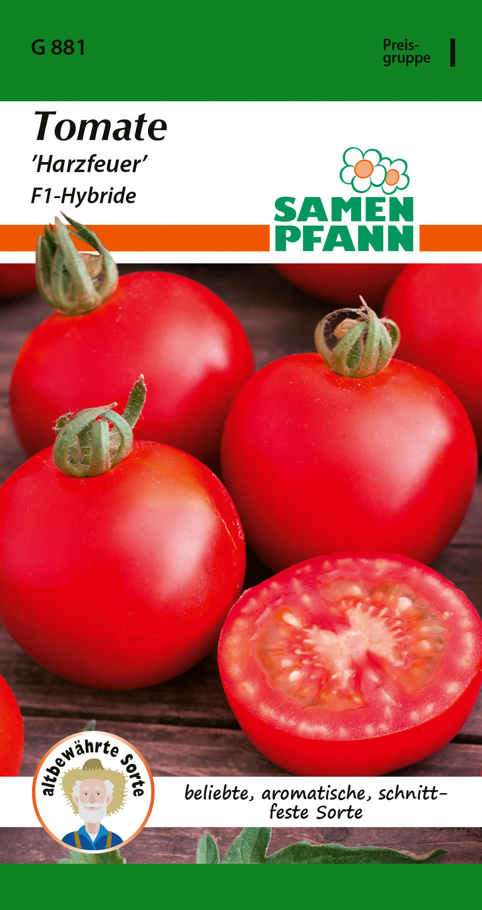Samen Pfann Salattomaten Harzfeuer