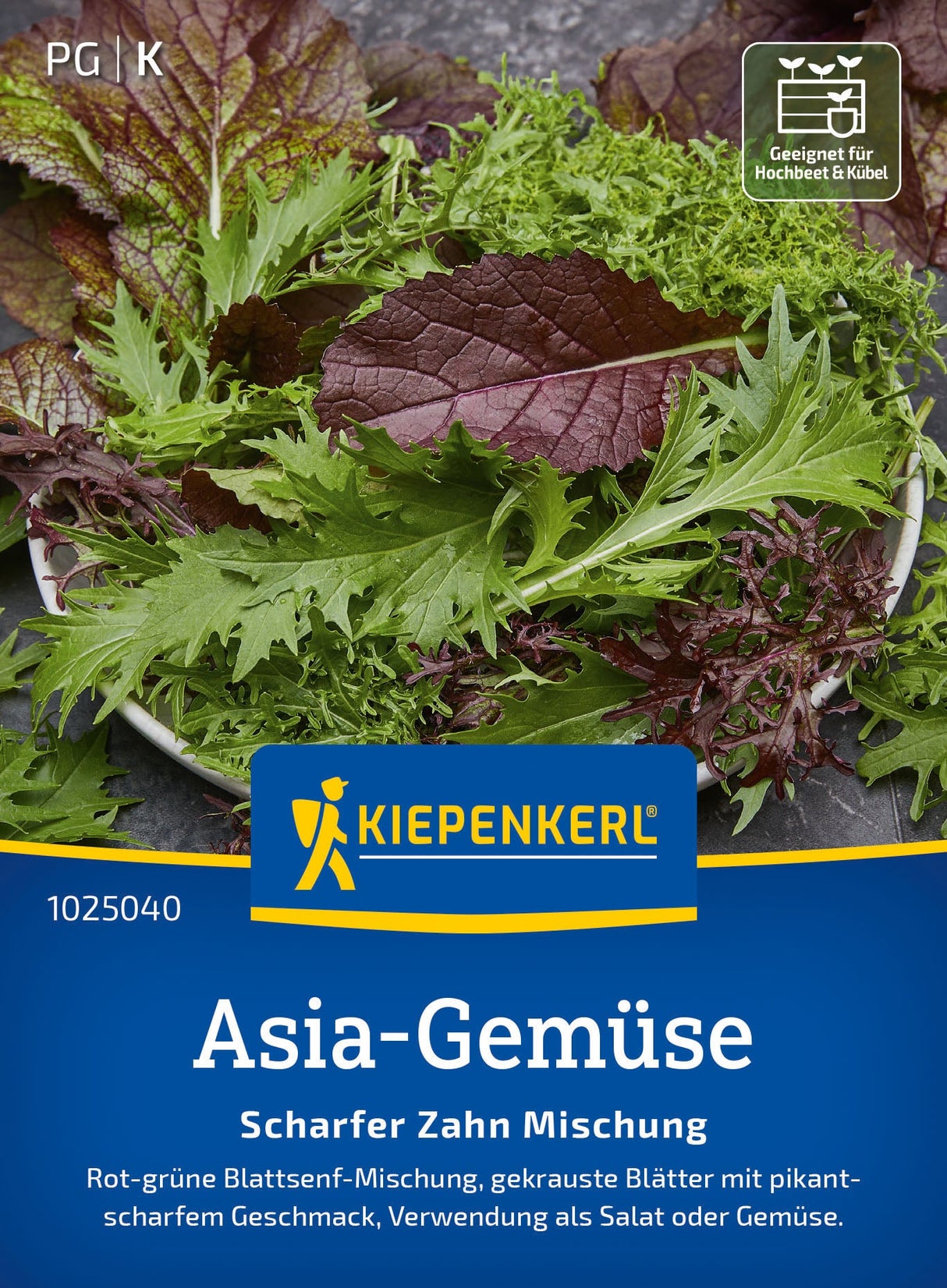 Kiepenkerl Asia-Salat Scharfer Zahn Mischung