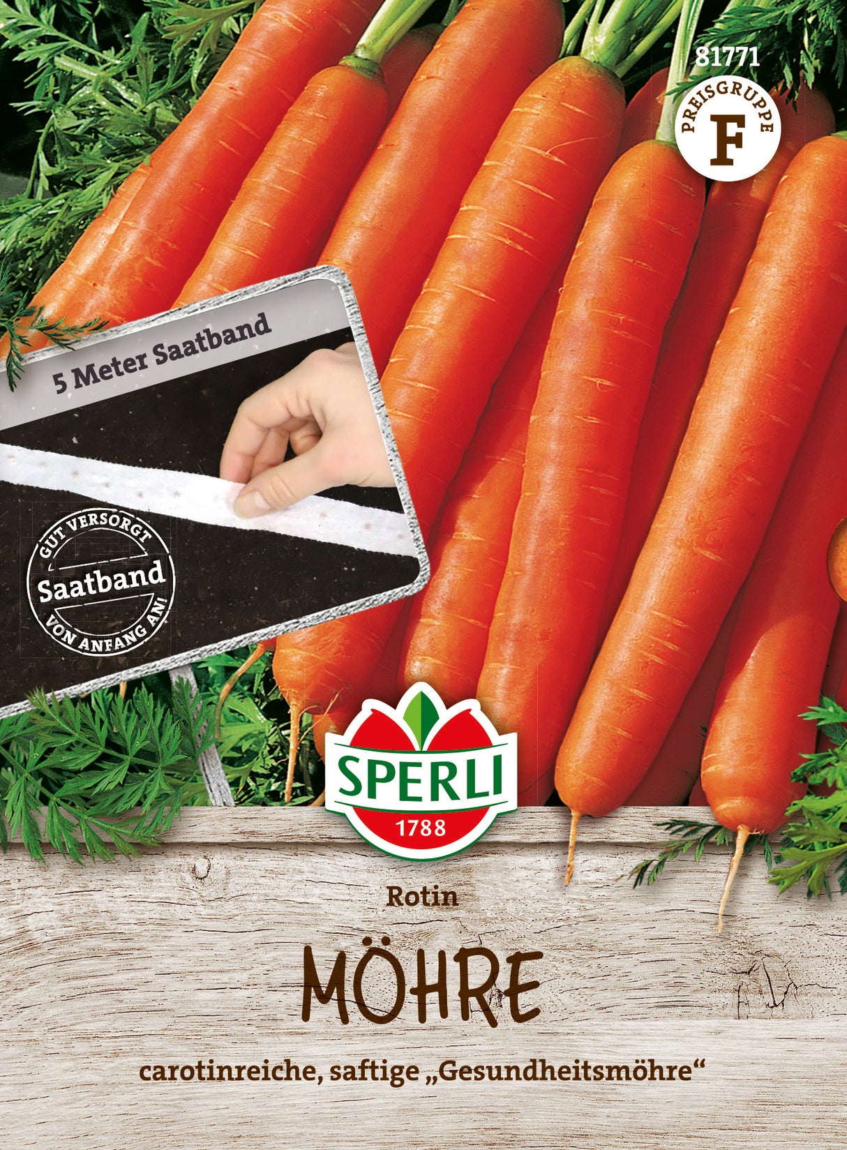 SPERLI Möhre Rotin Saatband