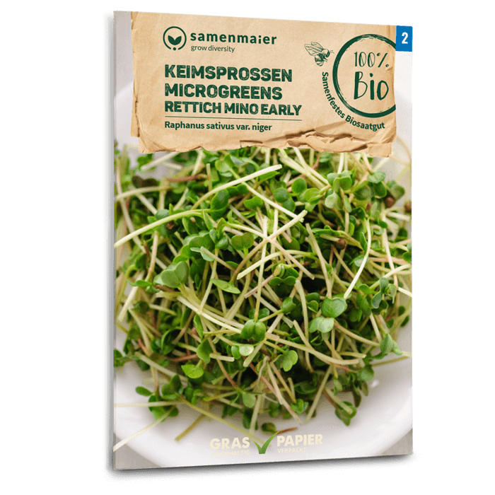 Samen Maier BIO Keimsprossen Rettich Mino Early
