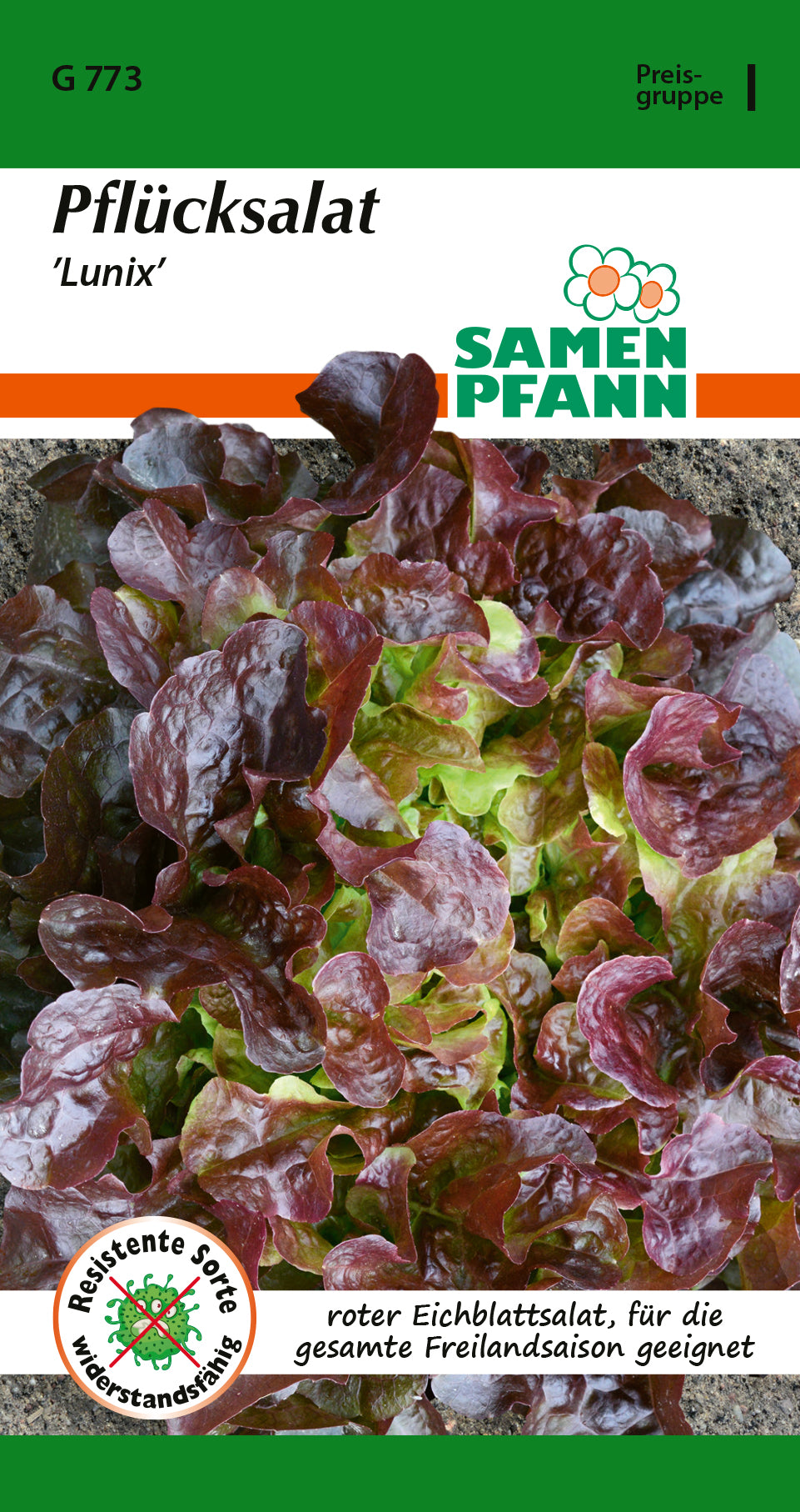 Samen Pfann Lunix Pflück- & Schnittsalat