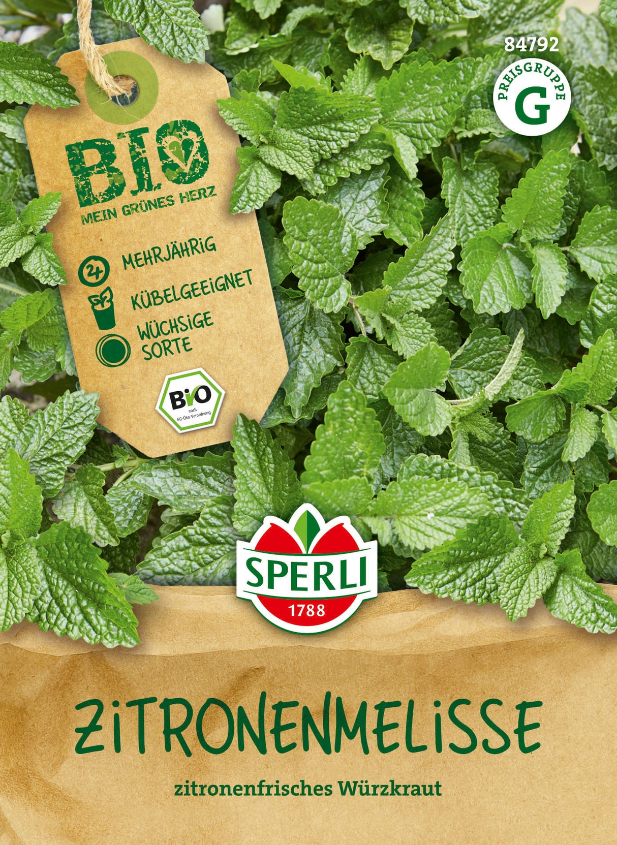 SPERLI BIO Kräuter Zitronenmelisse