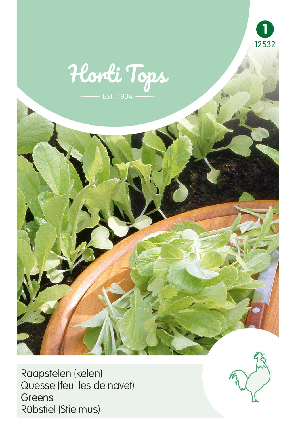 Horti Tops Rübstiel, Stielmus Gelber