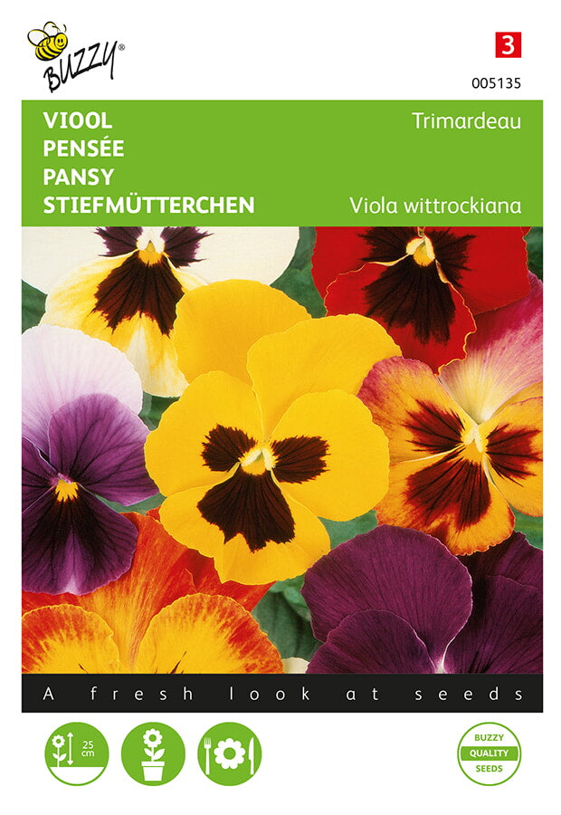 Buzzy Seeds Stiefmütterchen Trimardeau Mischung