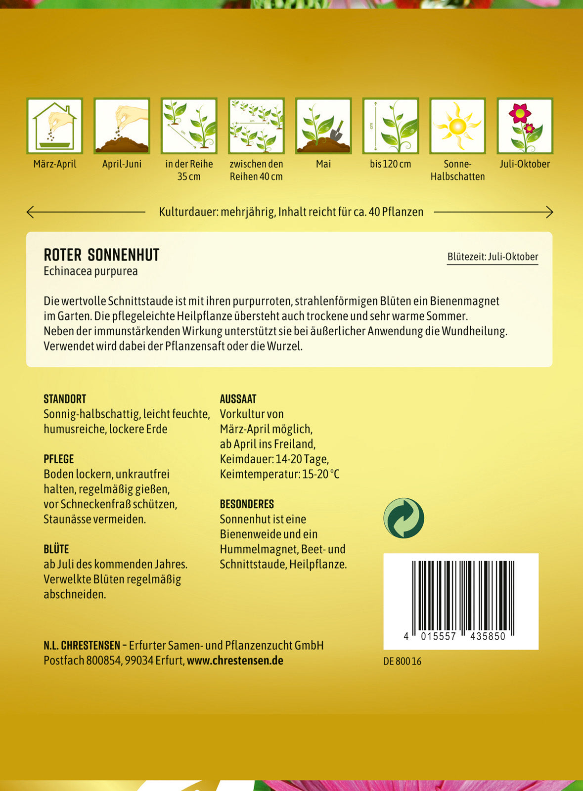 N.L. Chrestensen Roter Sonnenhut mehrjährig