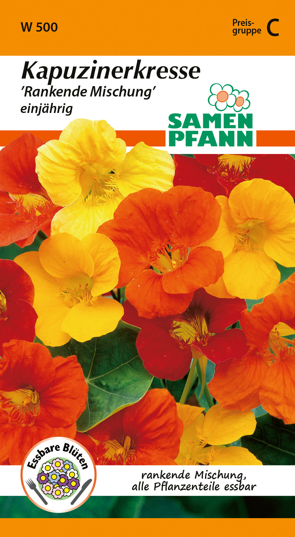 Samen Pfann Kapuzinerkresse Rankende Mischung einjährig