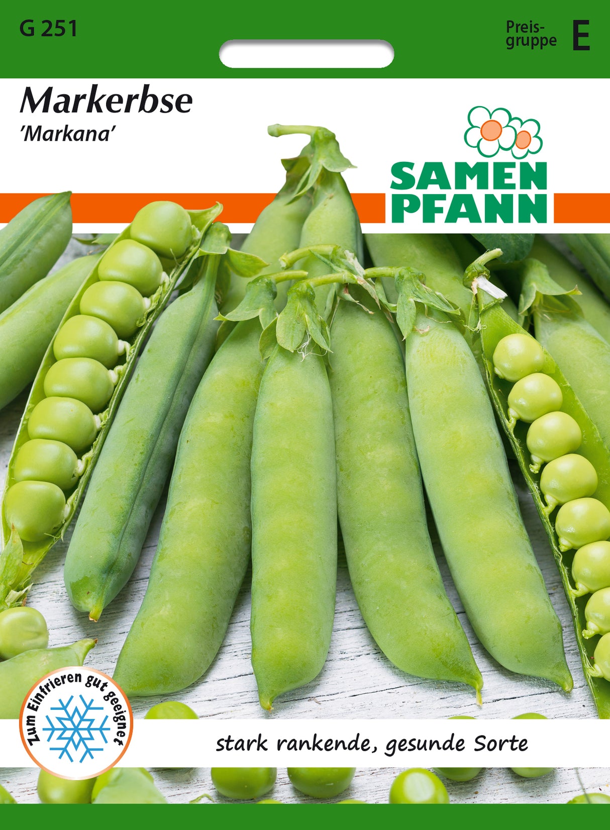 Samen Pfann Markerbse Markana