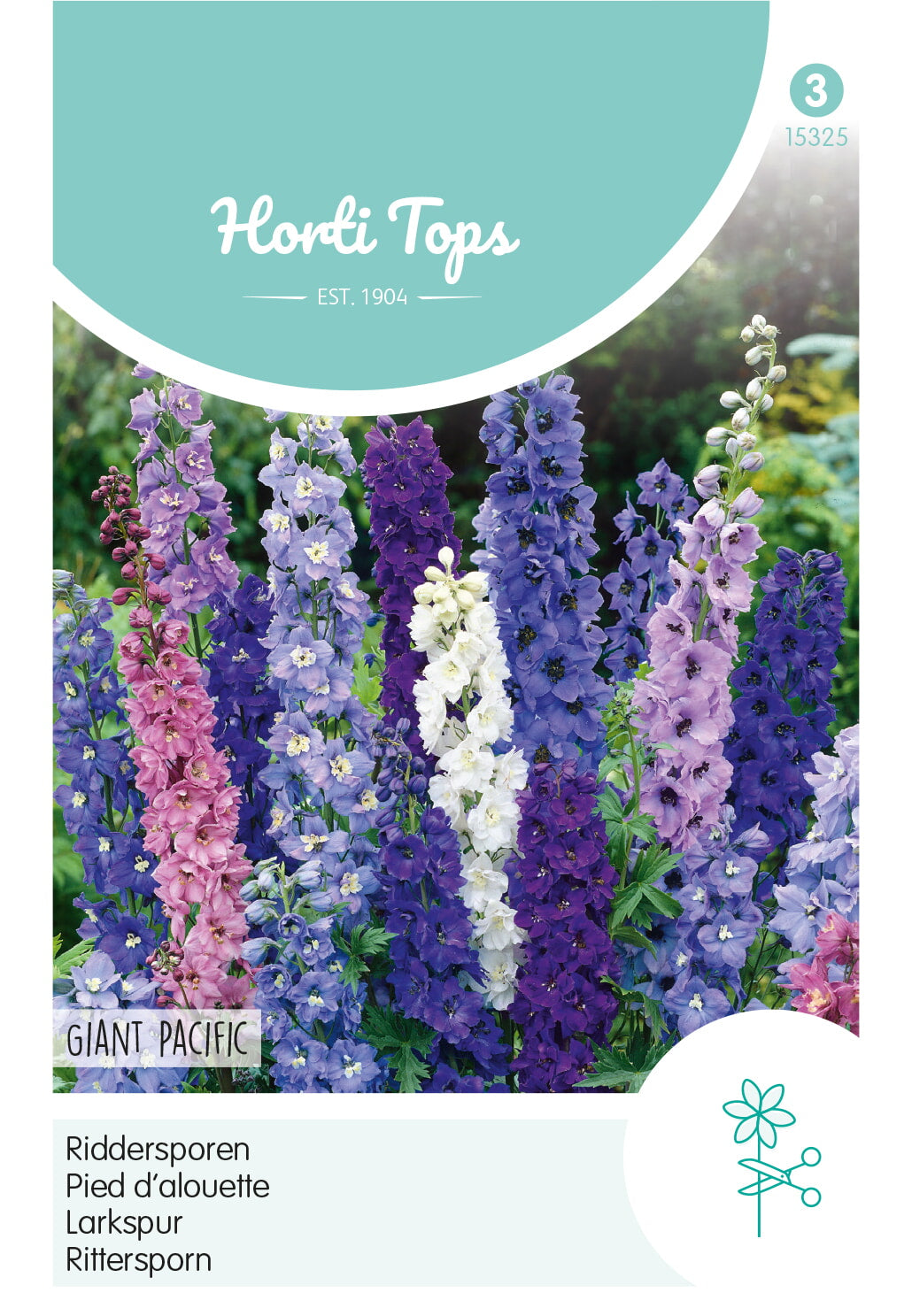 Horti Tops Rittersporn Pazific Riesen Mischung