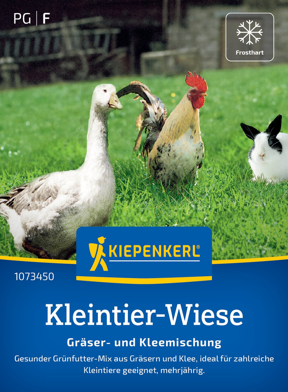 Kiepenkerl Gräser Kleintierwiese, Gräser- Kleemischung Loses Saatgut