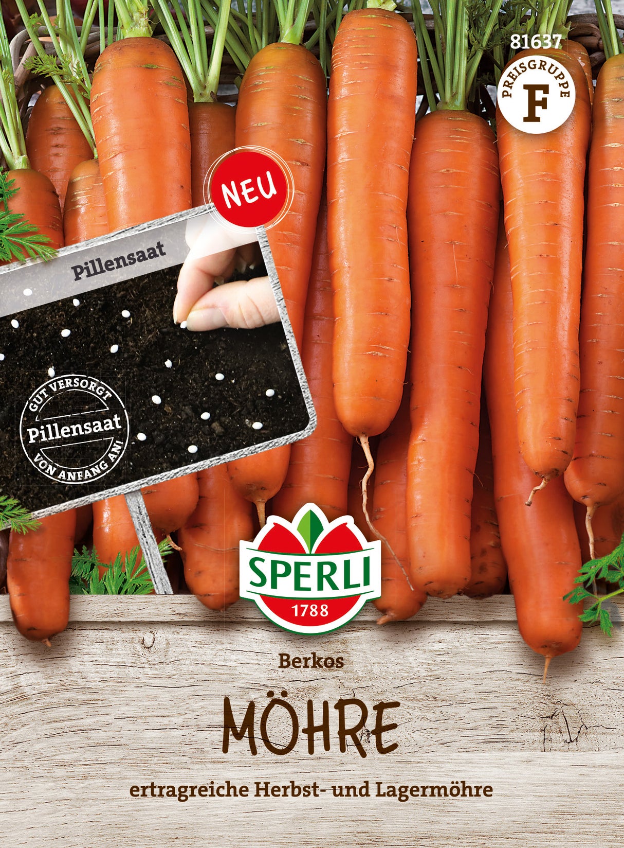 SPERLI Möhre Berkos Pillensaat