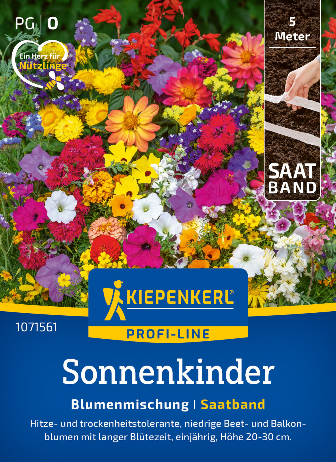 Kiepenkerl Blumensamen-Mischung Pflegeleichte Sonnenkinder Saatband