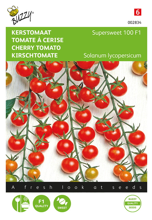 Buzzy Seeds Kirschtomaten Supersweet 100 F1