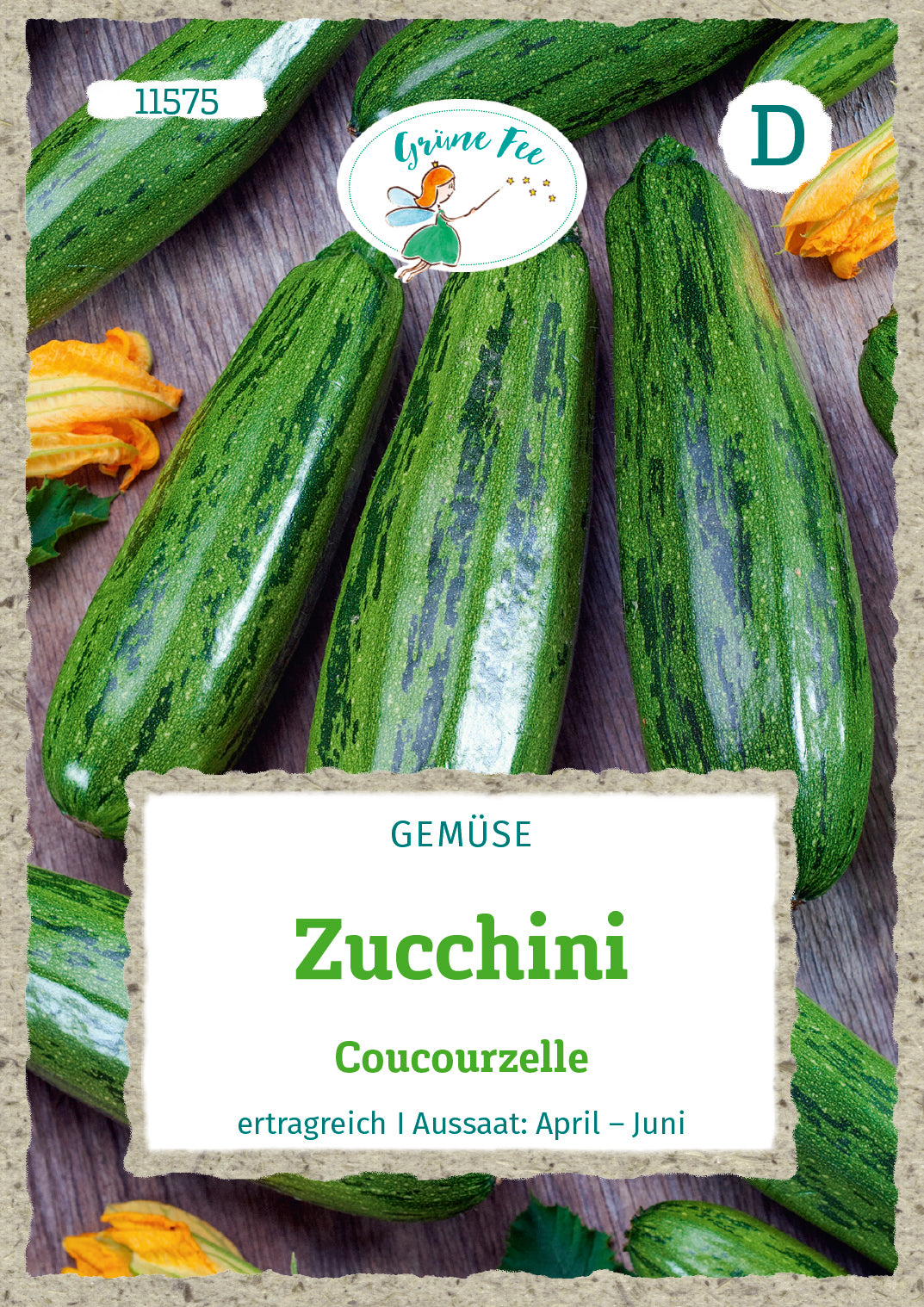 Grüne Fee Zucchini Coucourzelle