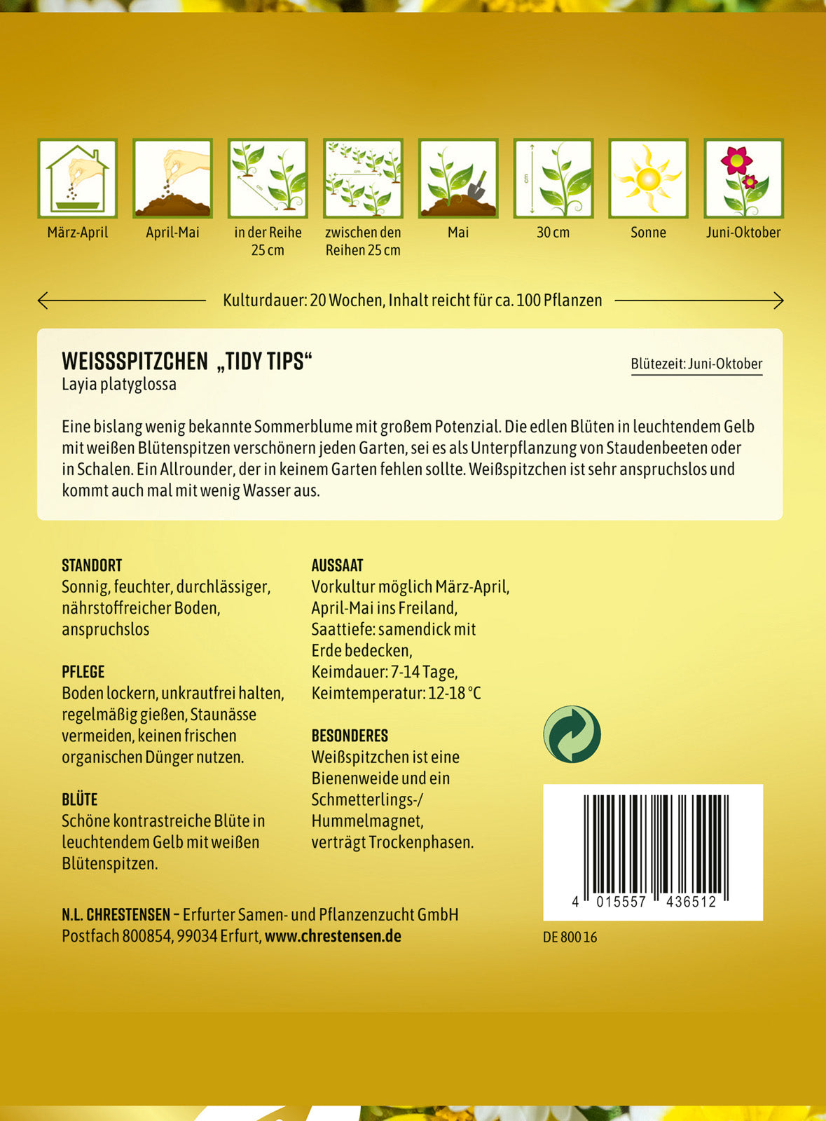 N.L. Chrestensen Weißspitzchen Tidy Tips