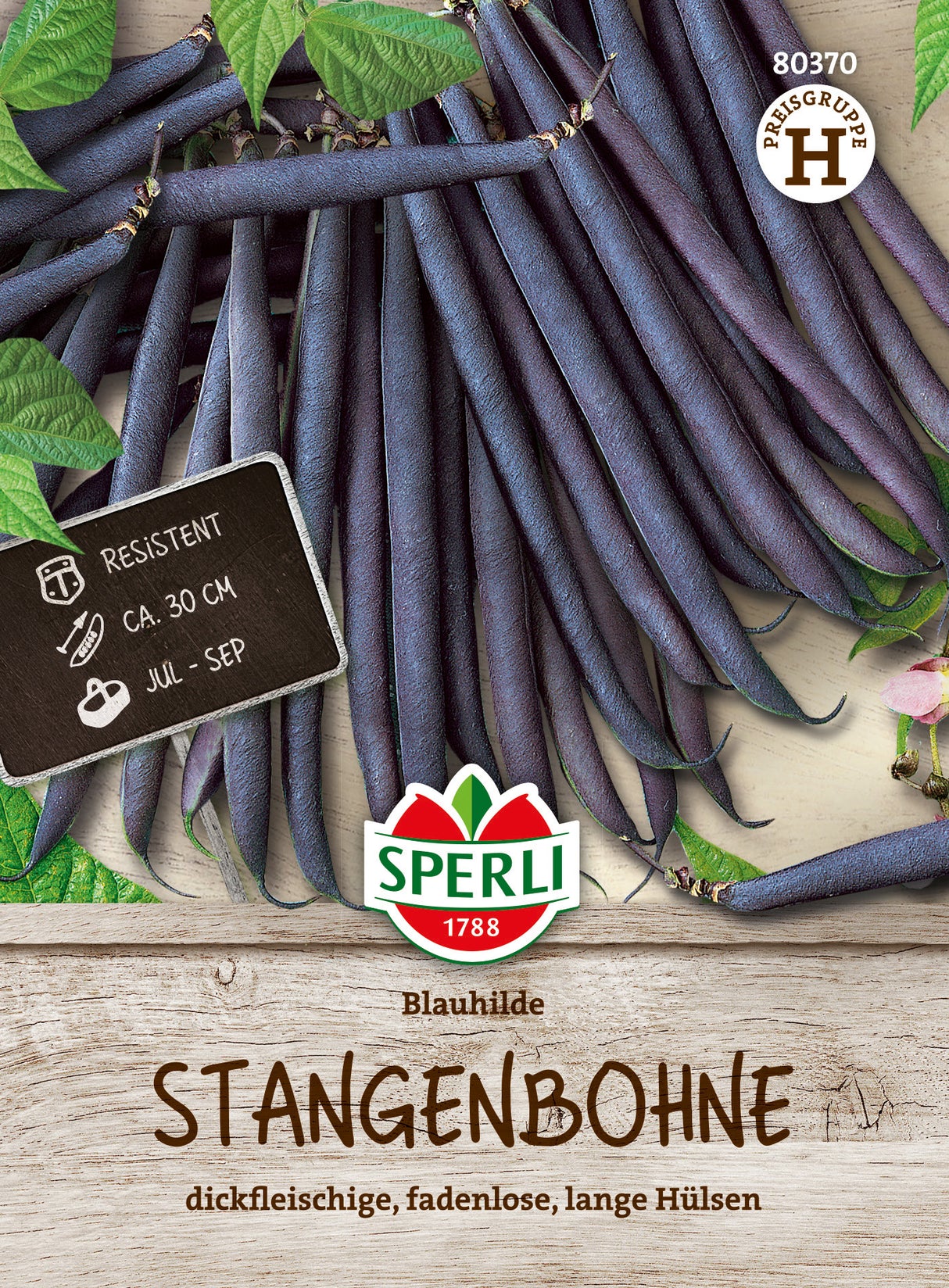 SPERLI Stangenbohne Blauhilde