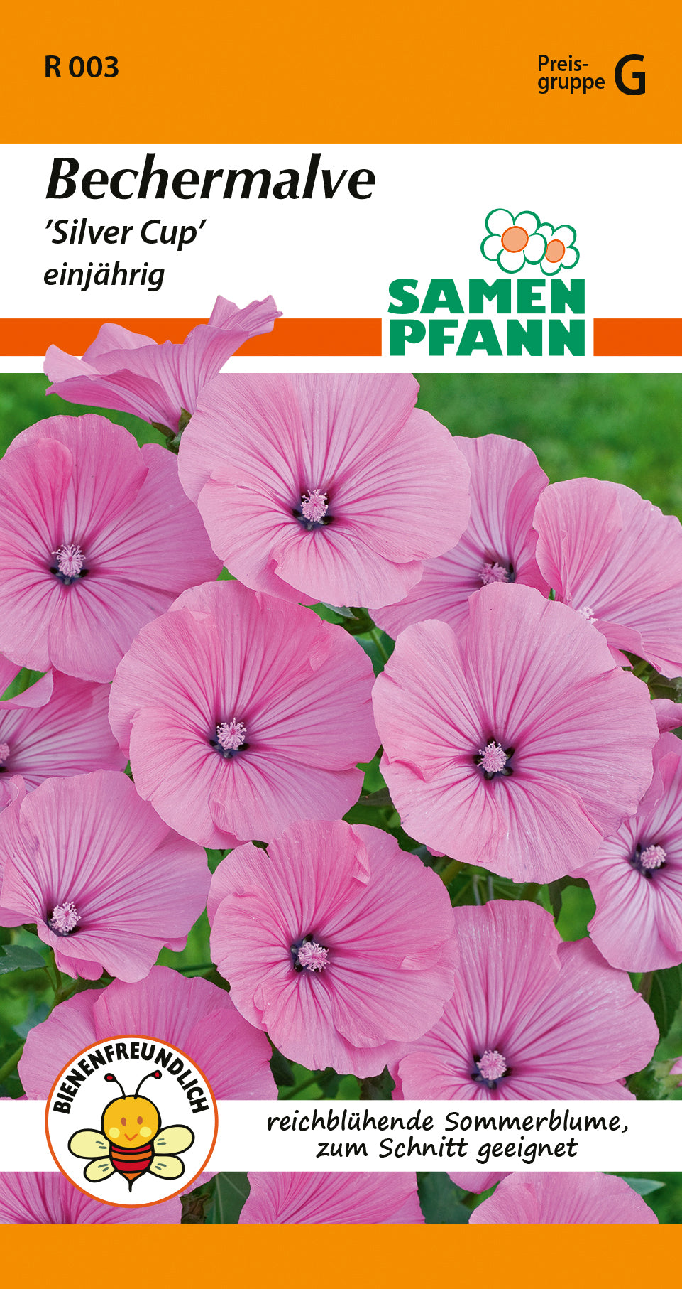 Samen Pfann Bechermalve Silver Cup einjährig