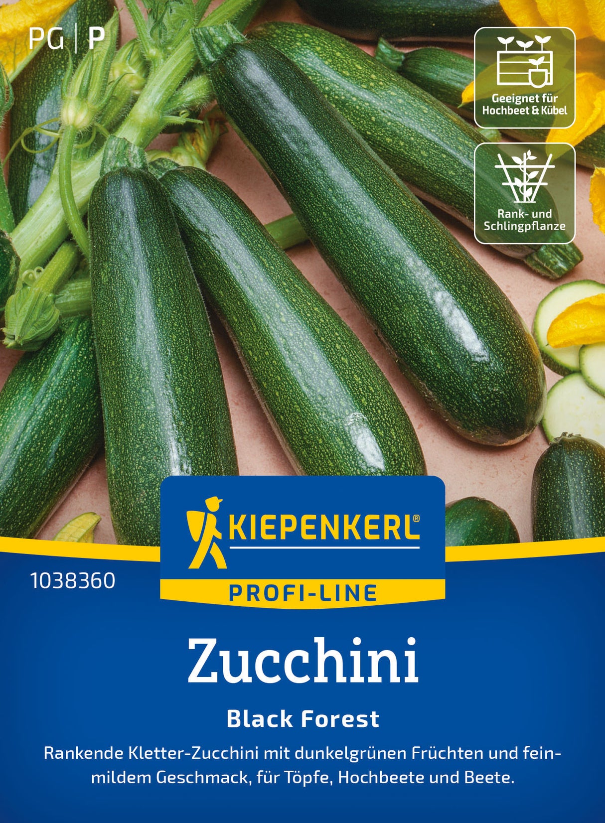 Kiepenkerl Zucchini Black Forest