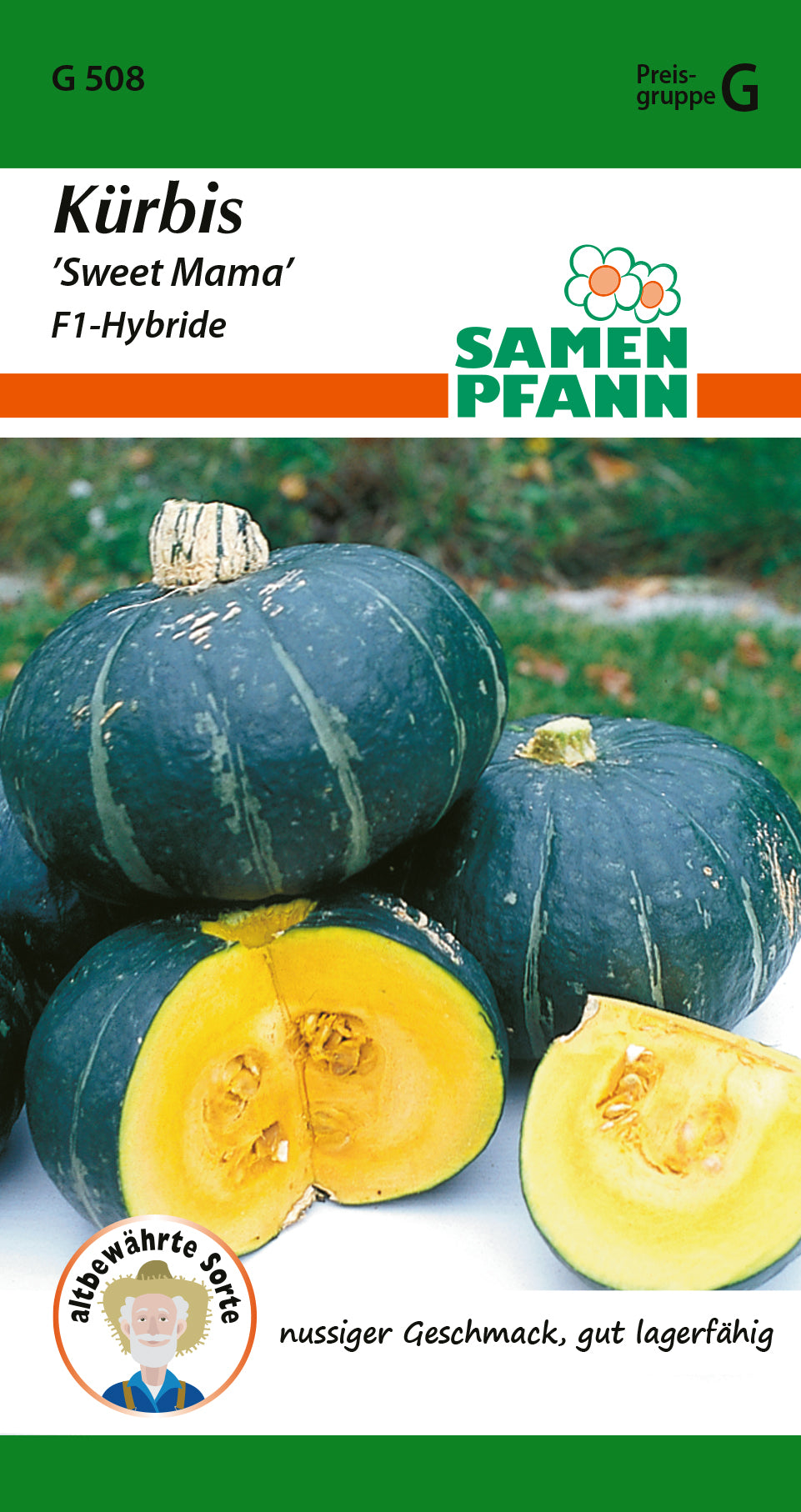 Samen Pfann Sweet Mama Kürbis