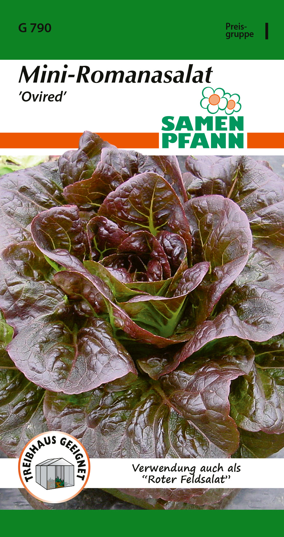 Samen Pfann Ovired Romanasalat