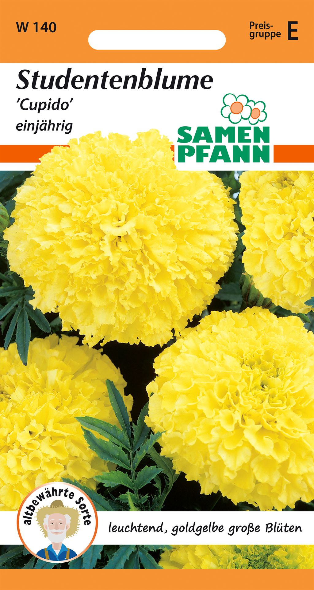Samen Pfann Studentenblume Cupido einjährig