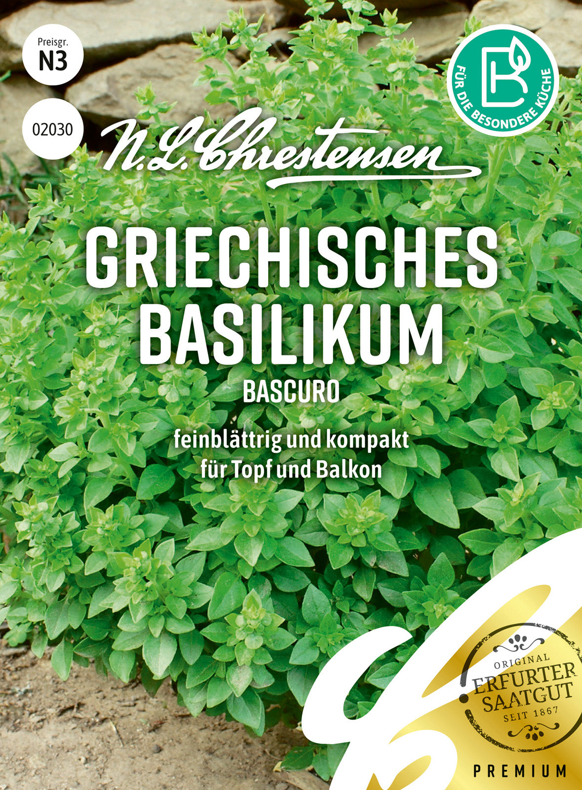 N.L. Chrestensen Griechisches Basilikum Bascuro