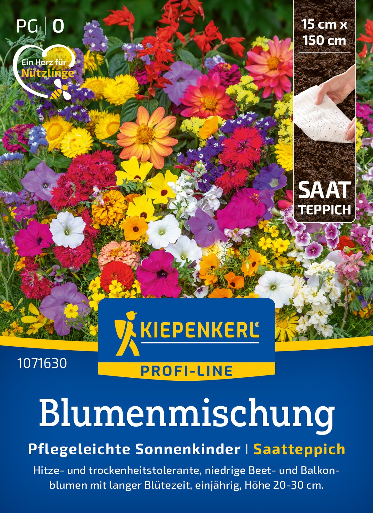 Kiepenkerl Blumensamen-Mischung Pflegeleichte Sonnenkinder Saatteppich