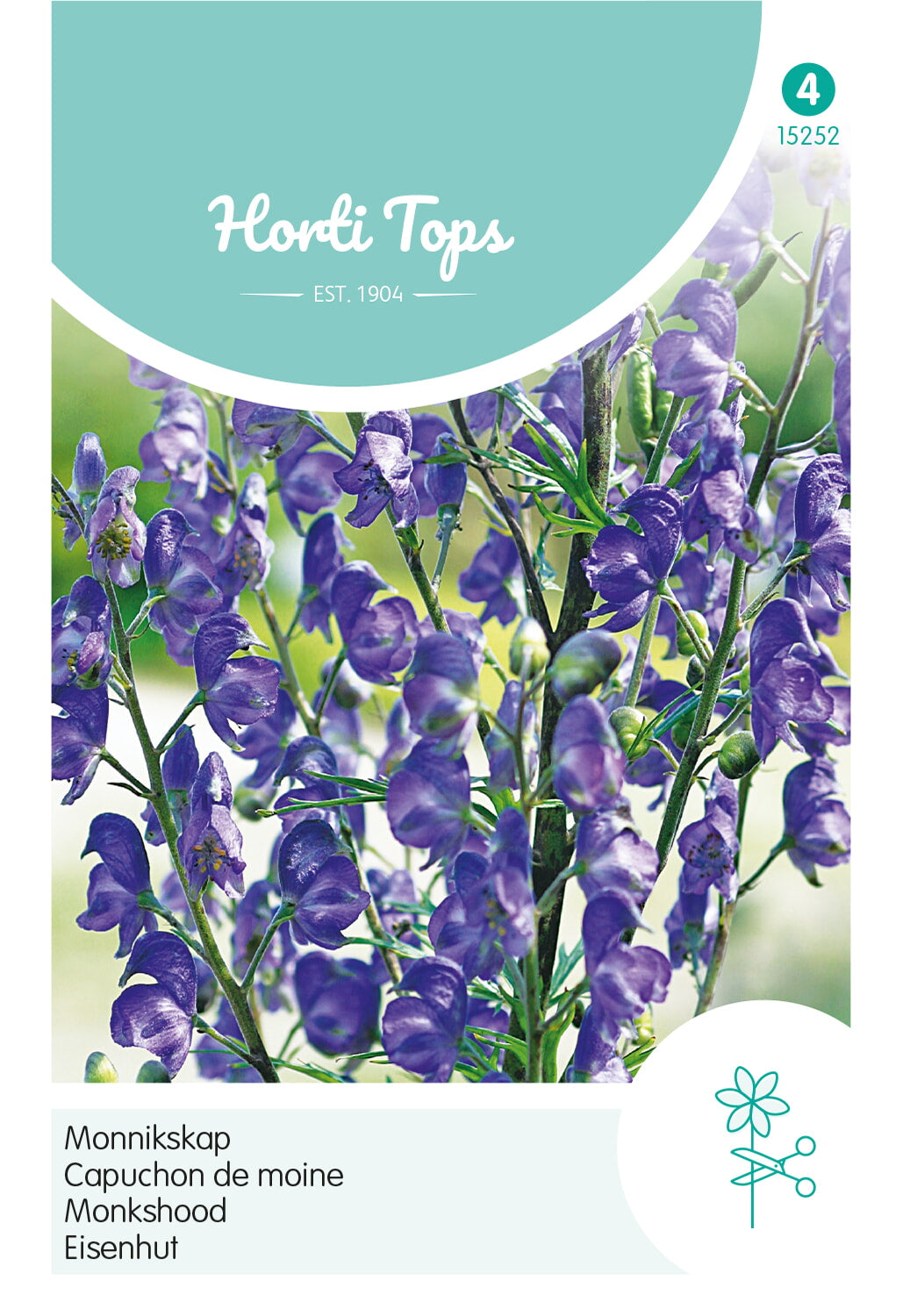 Horti Tops Eisenhut Dunkelblau
