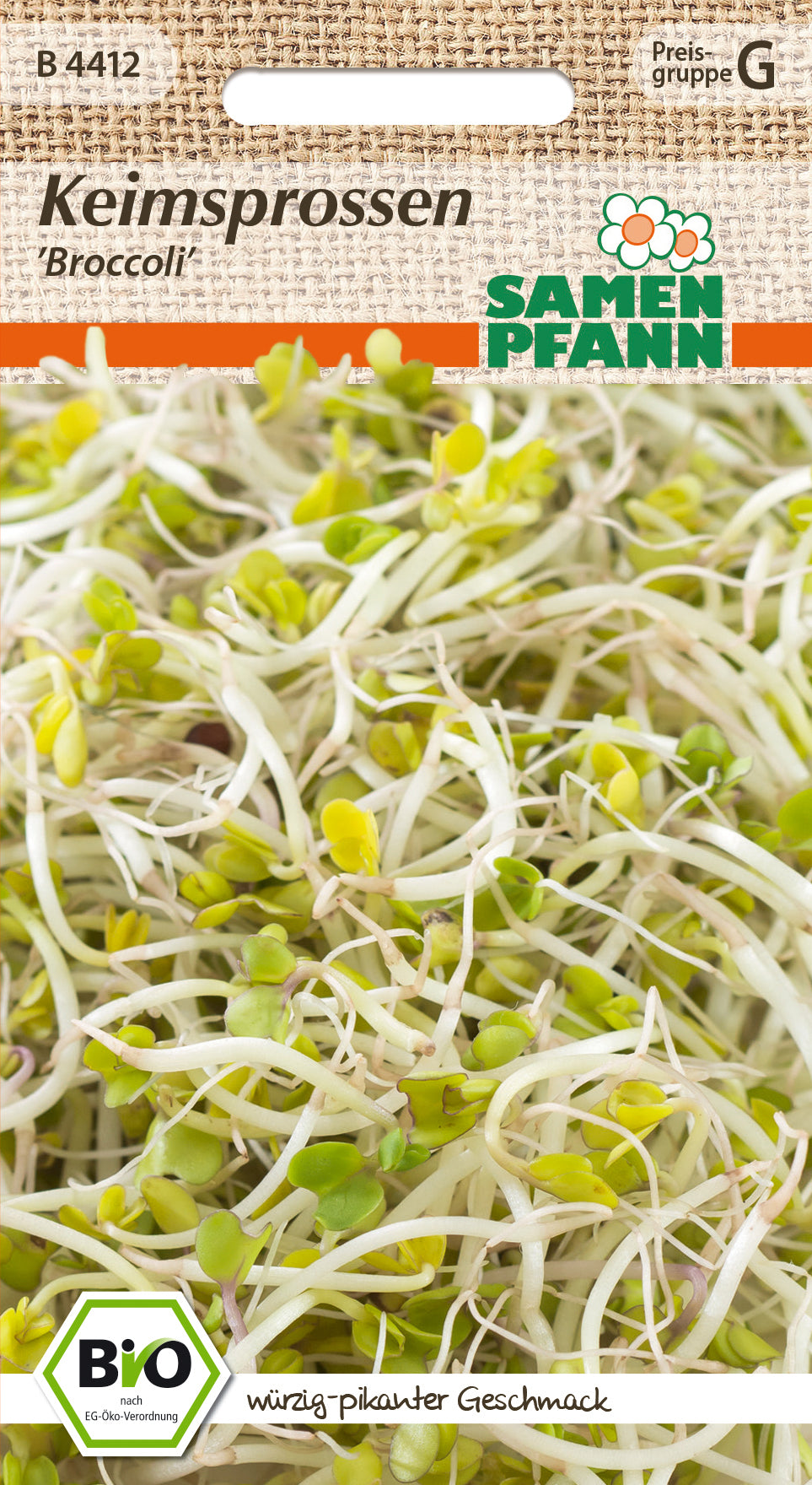 Samen Pfann BIO Keimsprossen Broccoli