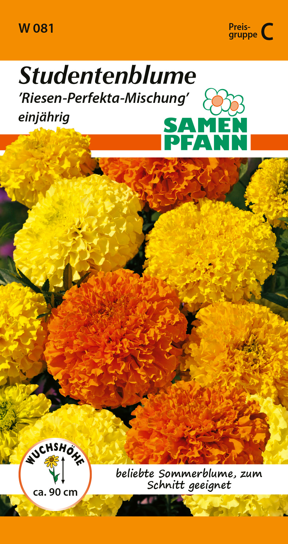 Samen Pfann Riesen-Perfekta-Mischung Studentenblume