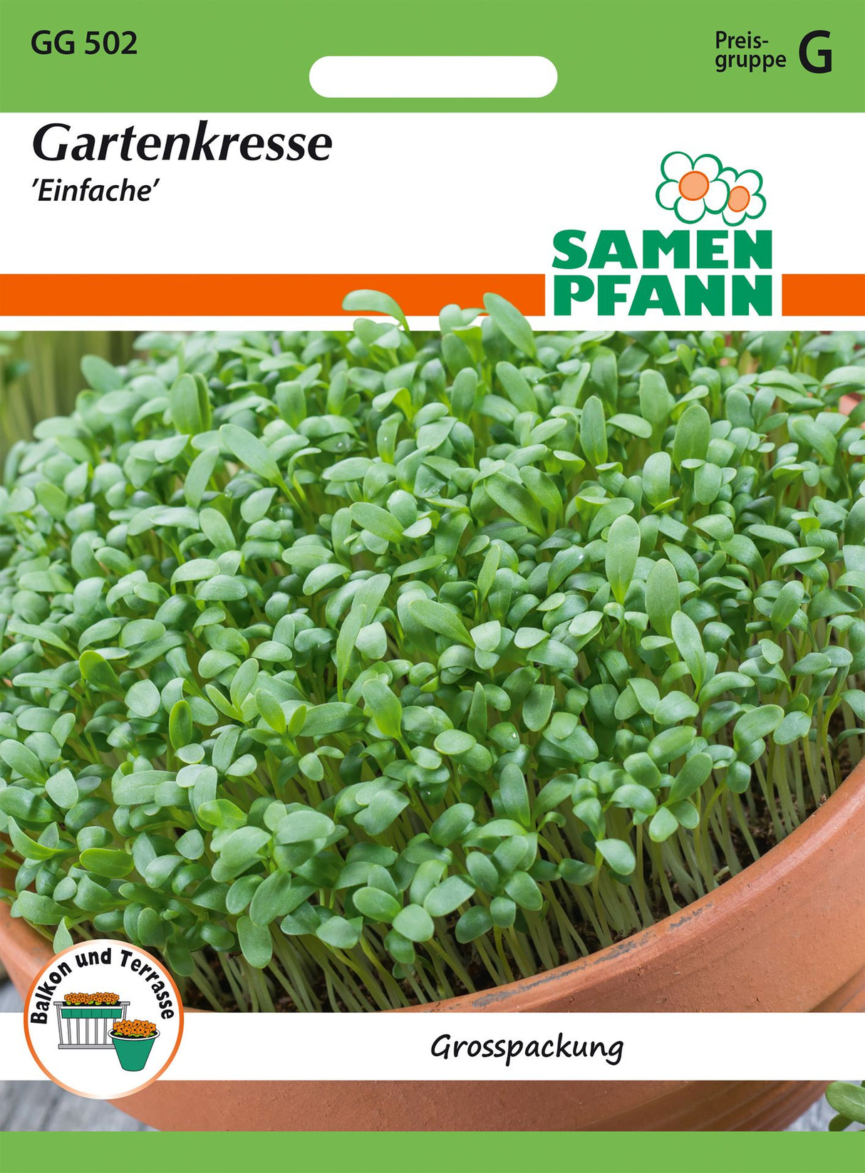 Samen Pfann Gartenkresse Einfache Vorteilspackung