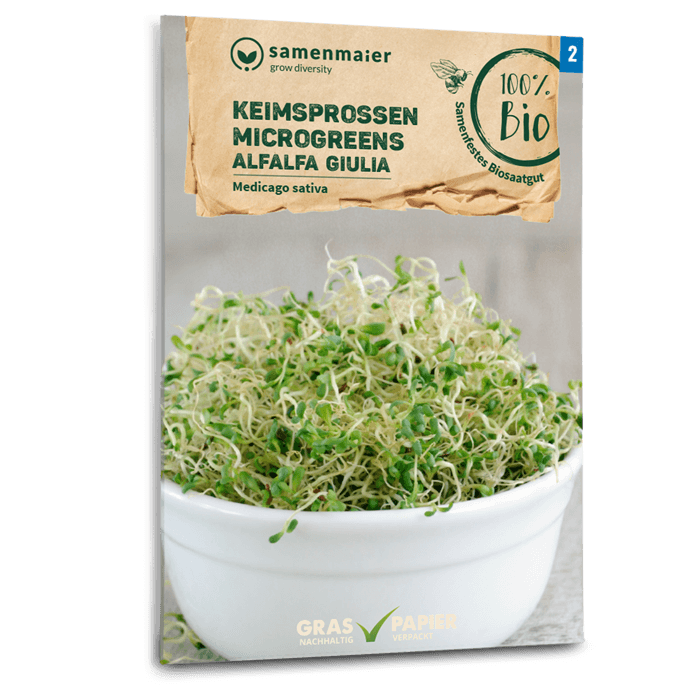 Samen Maier BIO Keimsprossen Alfalfa Giulia