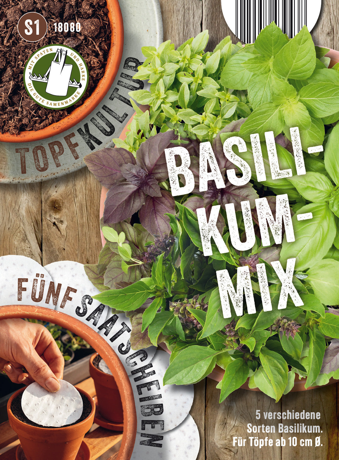 N.L. Chrestensen Basilikum Mix Saatscheibe