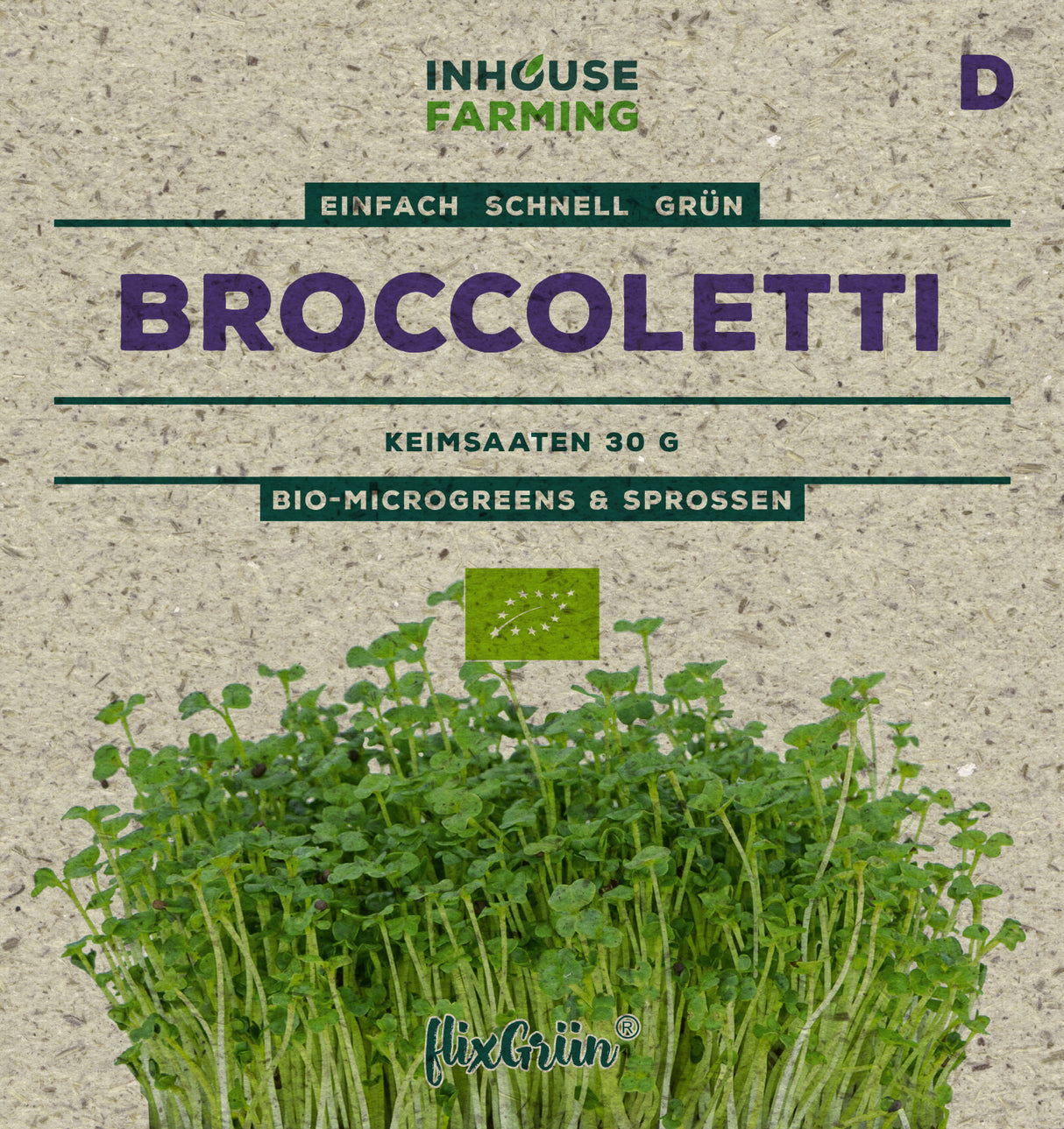 flixGrün BIO Keimsprossen Brokkoletti