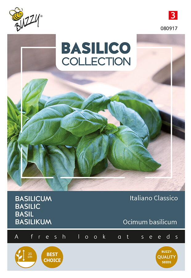 Buzzy Seeds Basilikum Italiano Classico